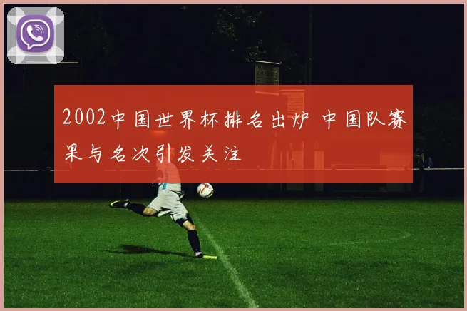 2002中国世界杯排名出炉 中国队赛果与名次引发关注